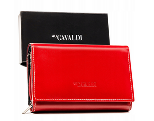 Duży portfel damski ze skóry naturalnej 4U Cavaldi