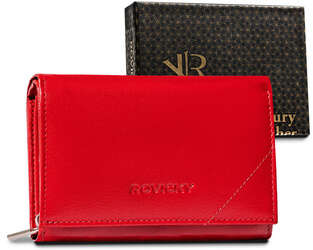 Skórzany kompaktowy portfel damski Rovicky