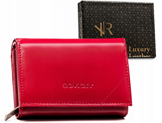 Skórzany kompaktowy portfel damski Rovicky