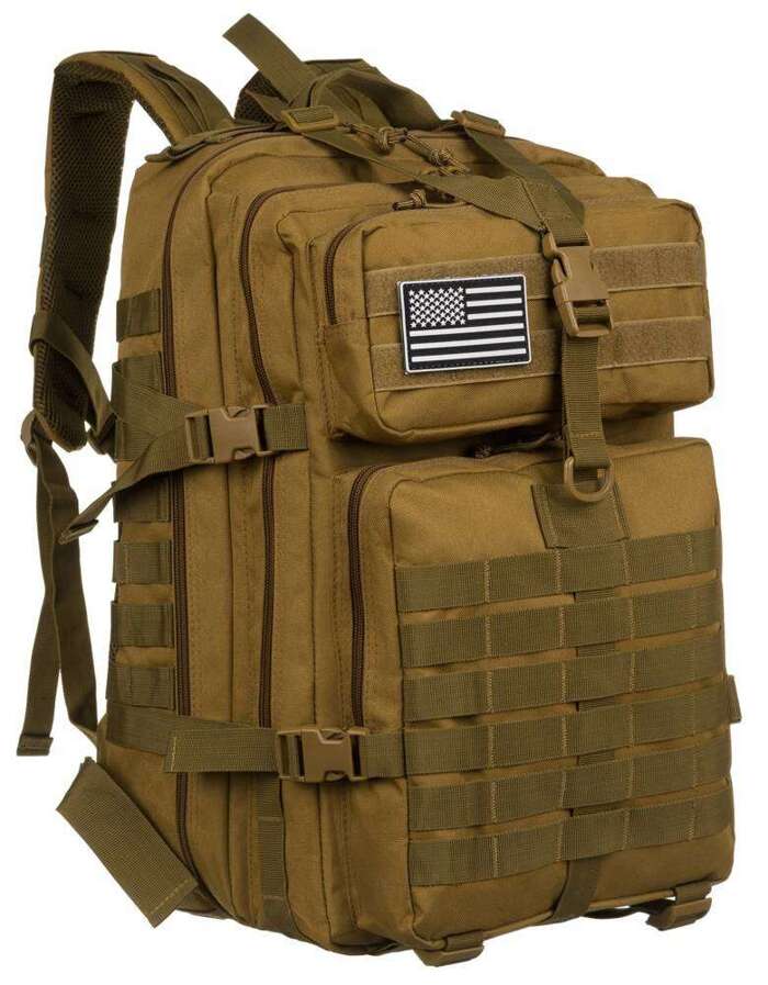 Militarny, wodoodporny plecak podróżny z poliestru i nylonu — Peterson