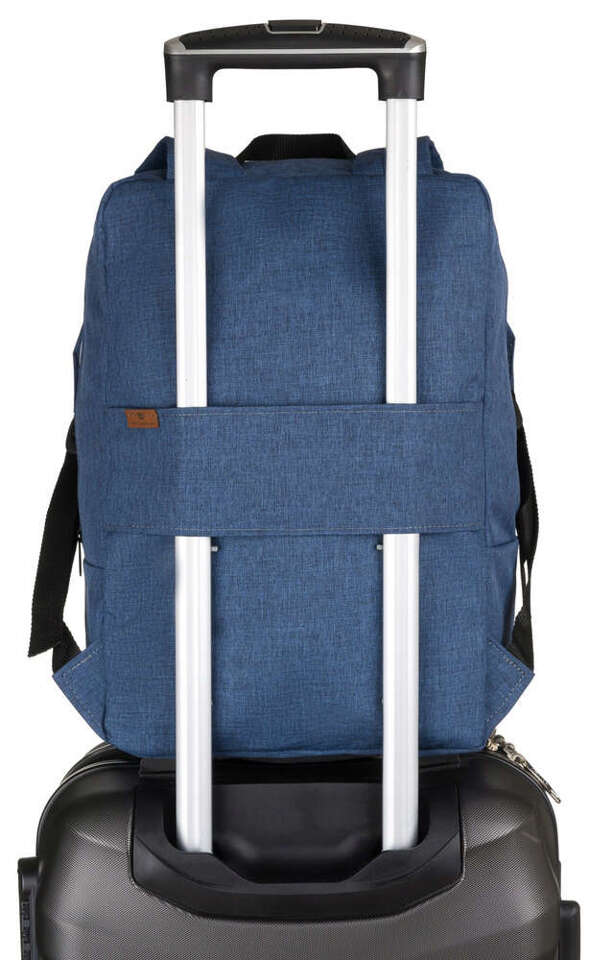 Pojemny plecak podróżny z uchwytem na walizkę - Peterson
