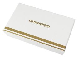 Portfel Damski Gregorio SH-100 Zielony Skóra Naturalna Poziomy Duży RFID Secure