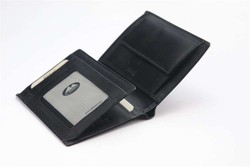 Portfel Męski Skórzany EL FORREST 861-67 RFID Czarny z Zabezpieczeniem Antykradzieżowym